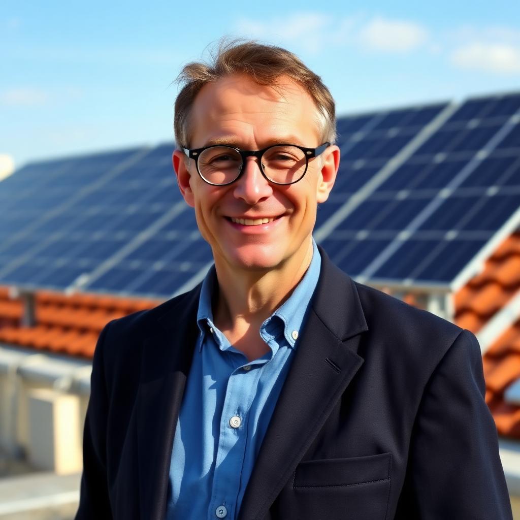 Porträt von Karl, Ingenieur und Initiator des Projekts